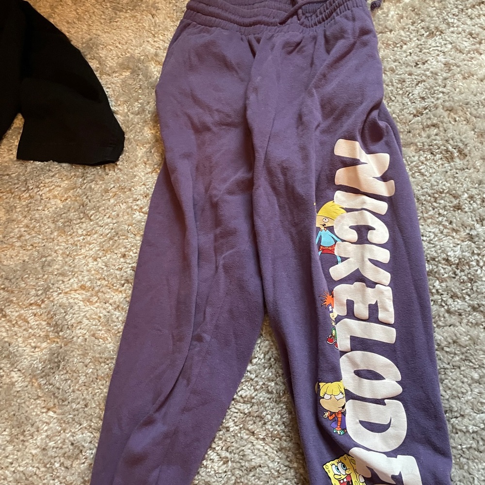 Nickelodeon Purple Kids Joggers